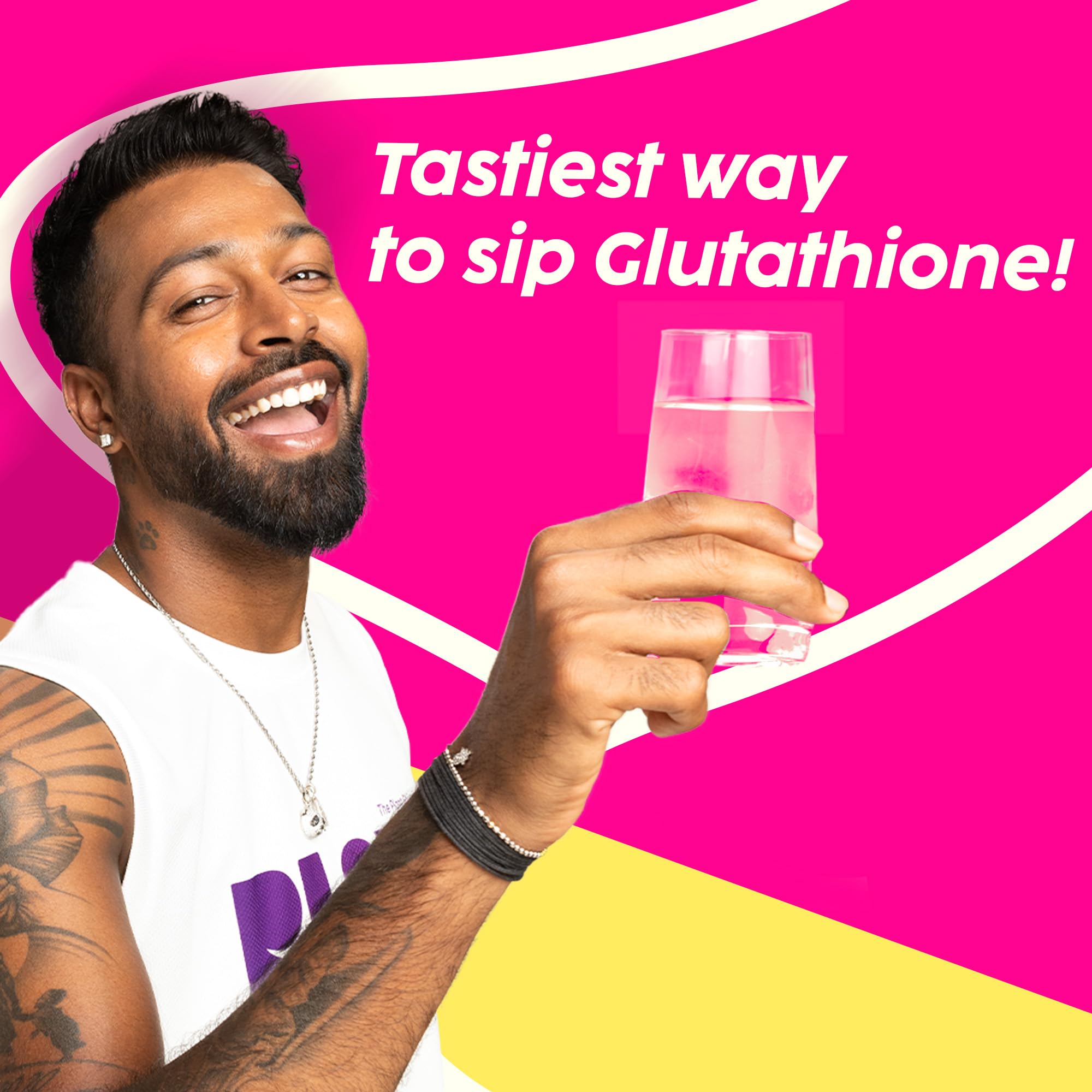 Glowsik Glutathione - 20 Effervescent Tablets for Skin, 600 Mg Glutathione Reduced With Vitamin C | Orange Flavour | Pack of 2